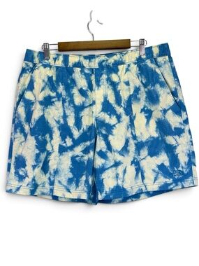 The North Face Men’s Blue White Printed Class V Pull-On Shorts Size XLarge